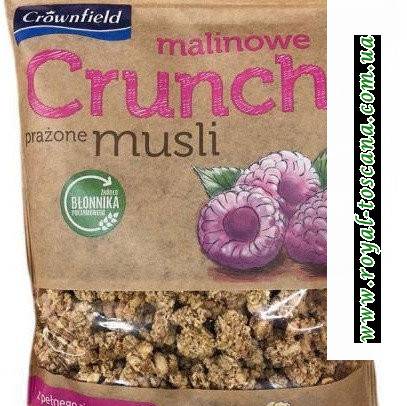 Кранчи Crunchy Crownfield malinowe 