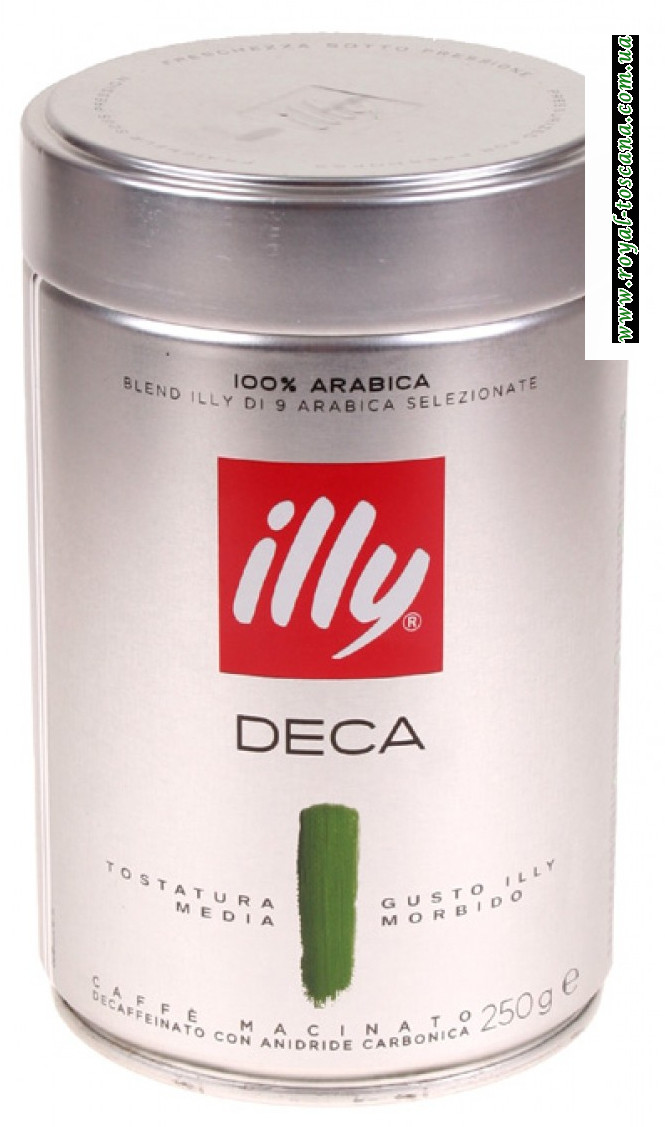 Кофе illy deca (без кофеина) арабика 100% ж/б