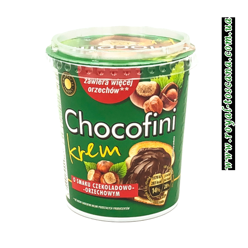 ШОКОЛАДНАЯ ПАСТА ЧОКОФИНИ с лесным орехом CHOCOFINI