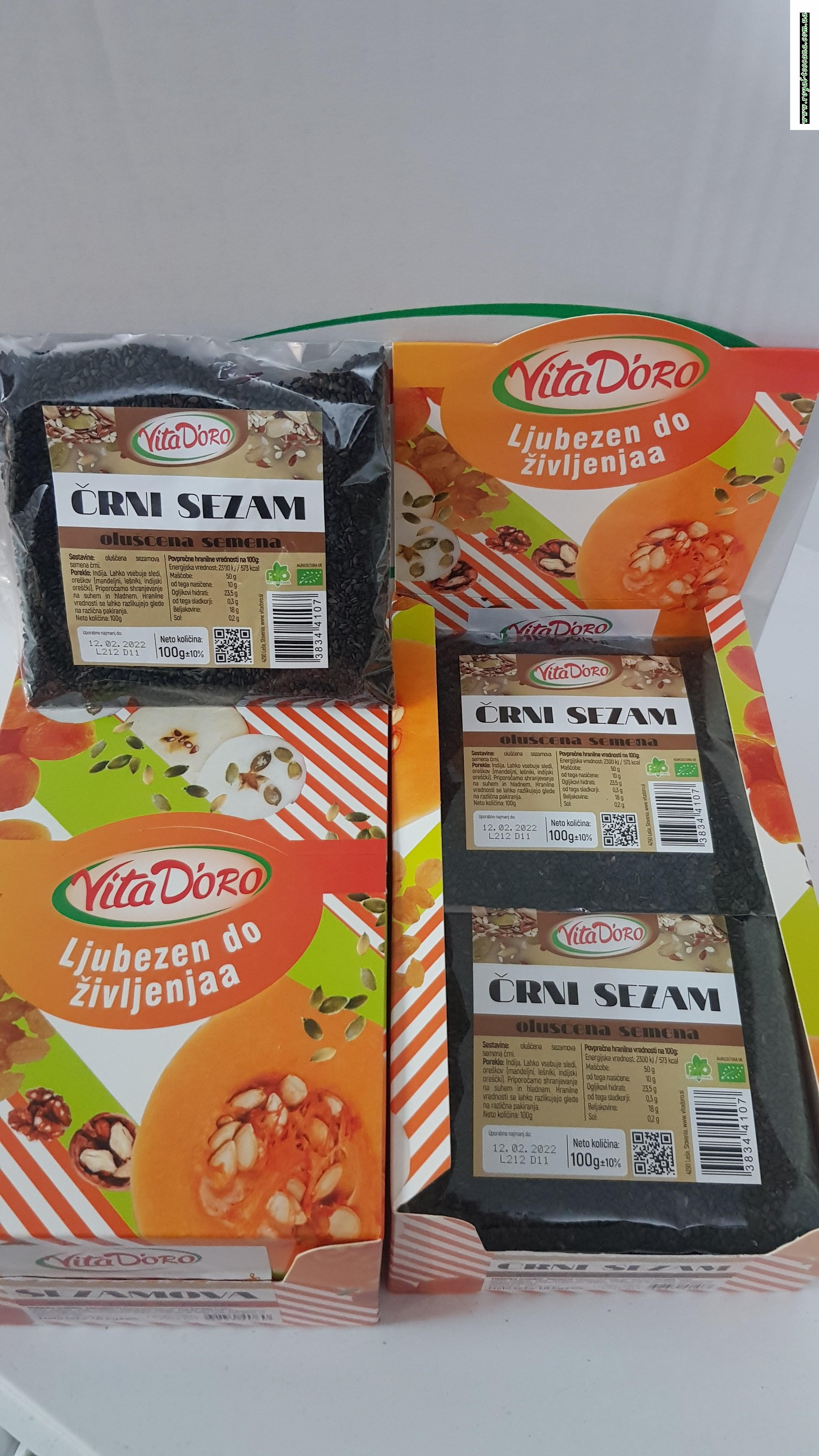 Черный кунжут VitaDoro