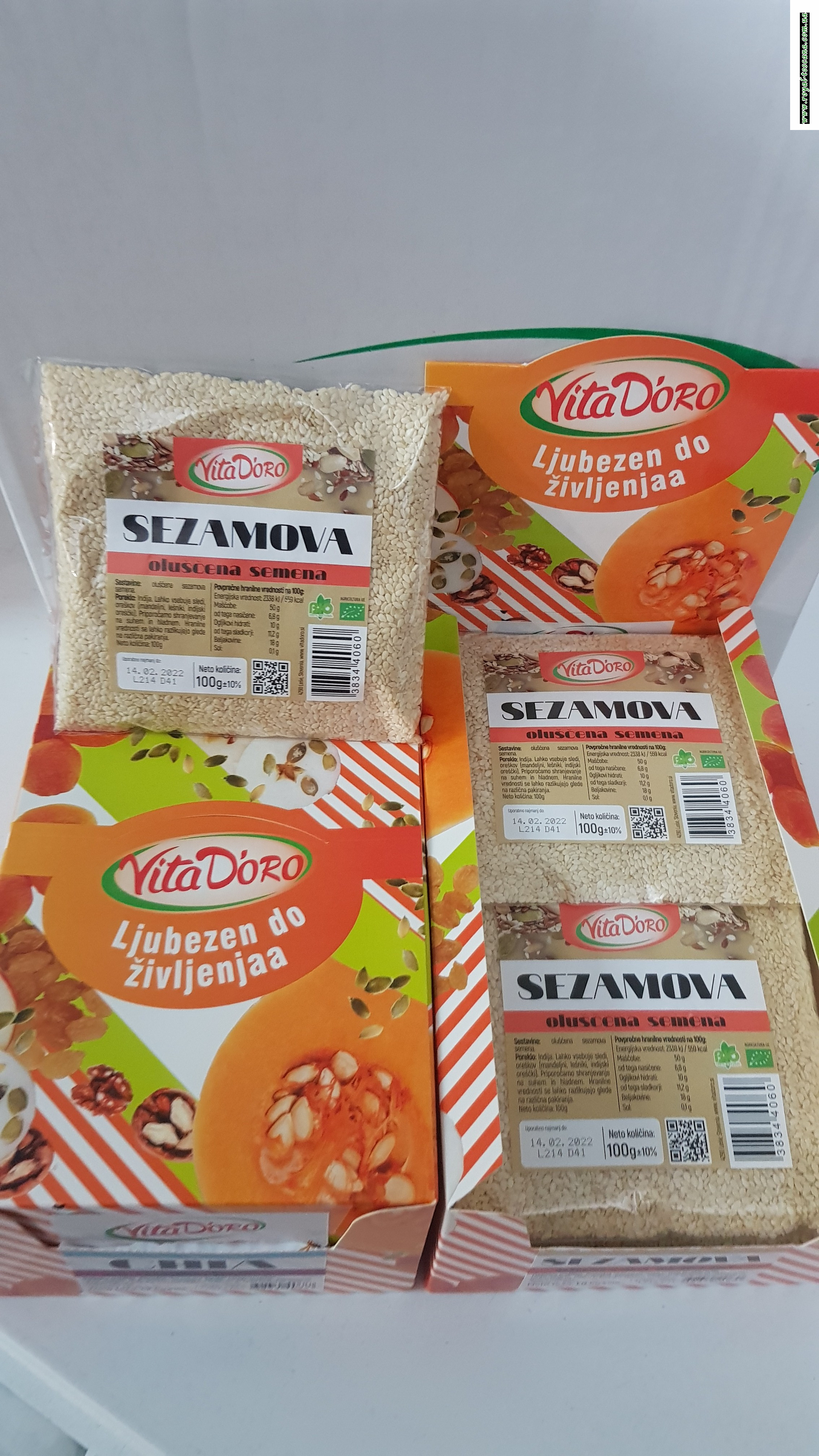 кунжут белый VitaDoro