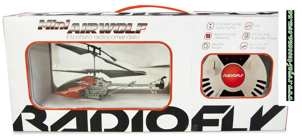Вертолет на радиоуправлении Radiofly Mini Airwolf