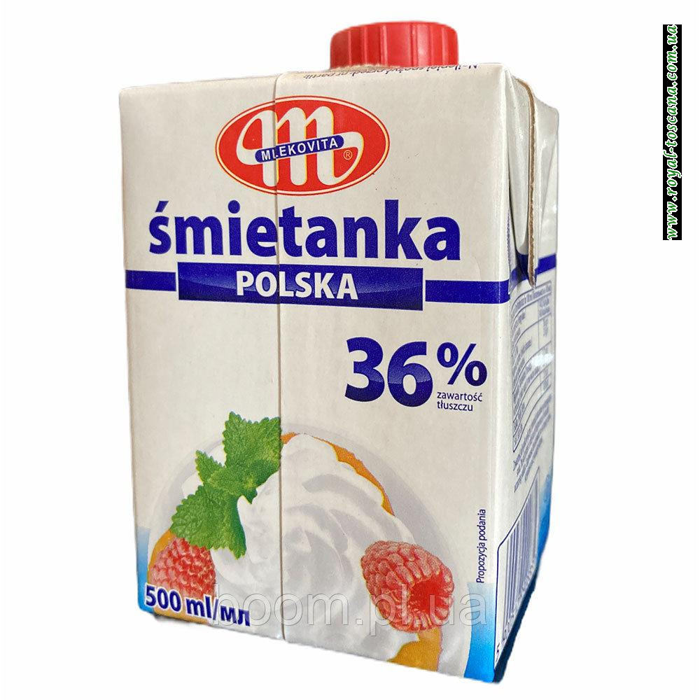 Сливки 36% Mlekovita Smietanka Polska