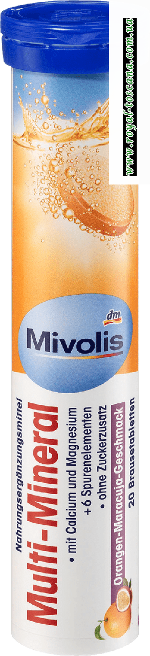 Шипучие таблетки-витамины Mivolis Multi-Mineral 