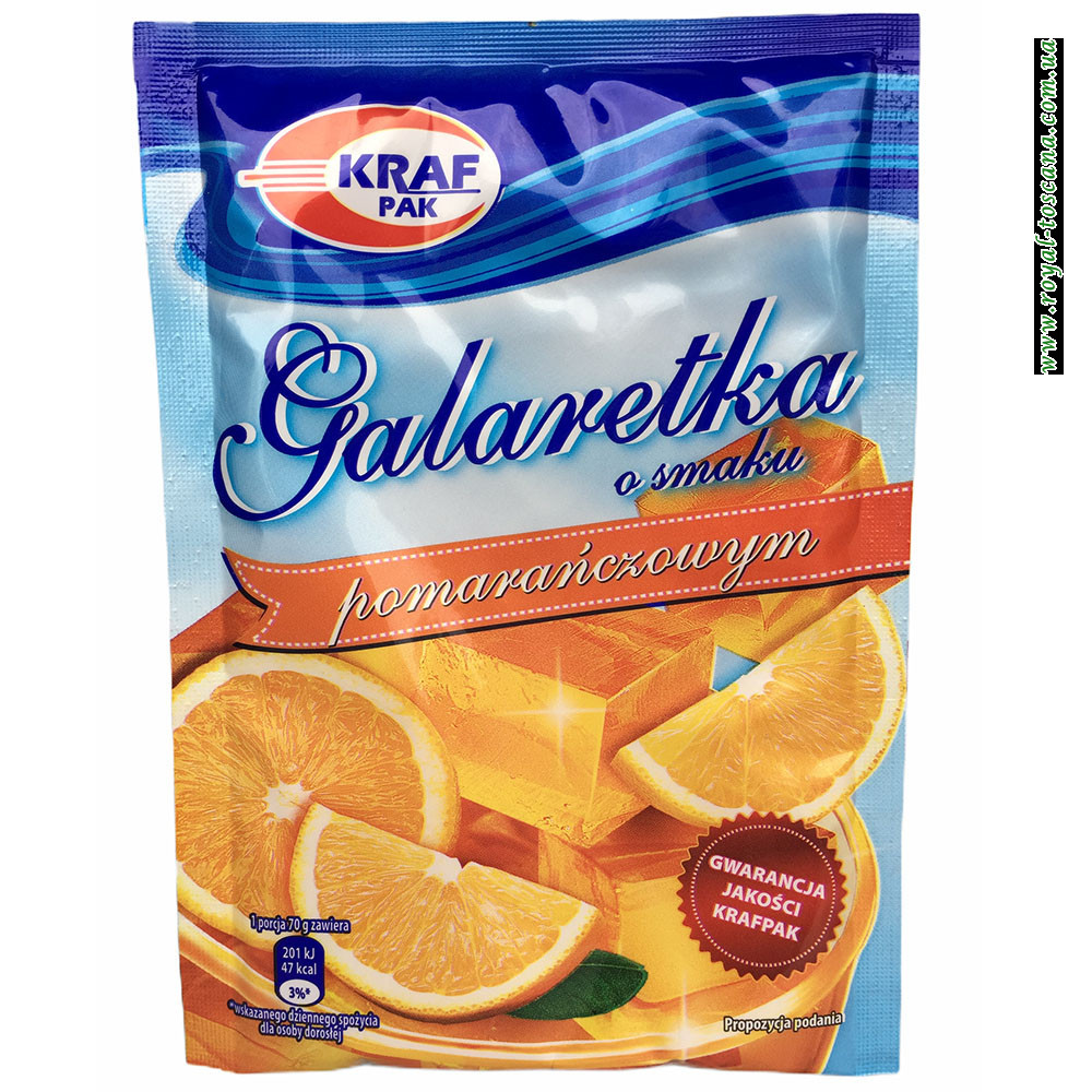 ГАЛЯРЕТКА KRAF PAK апельсиновый ВКУС