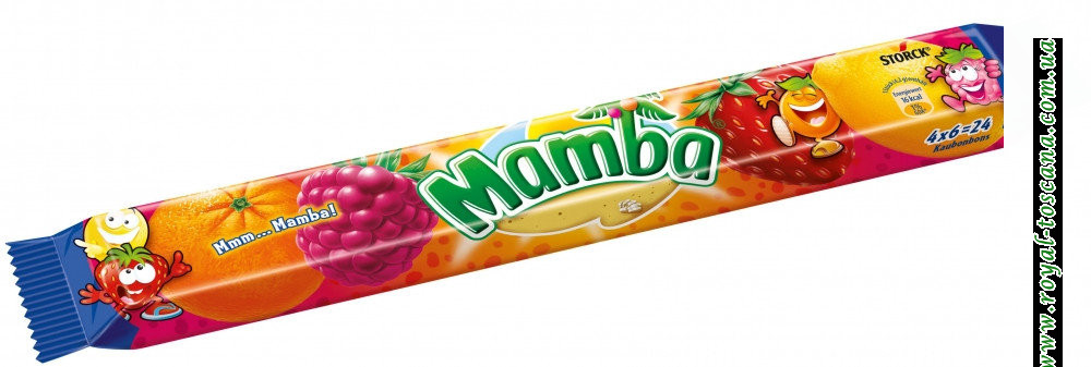 Жевательные конфеты Mamba ассорти
