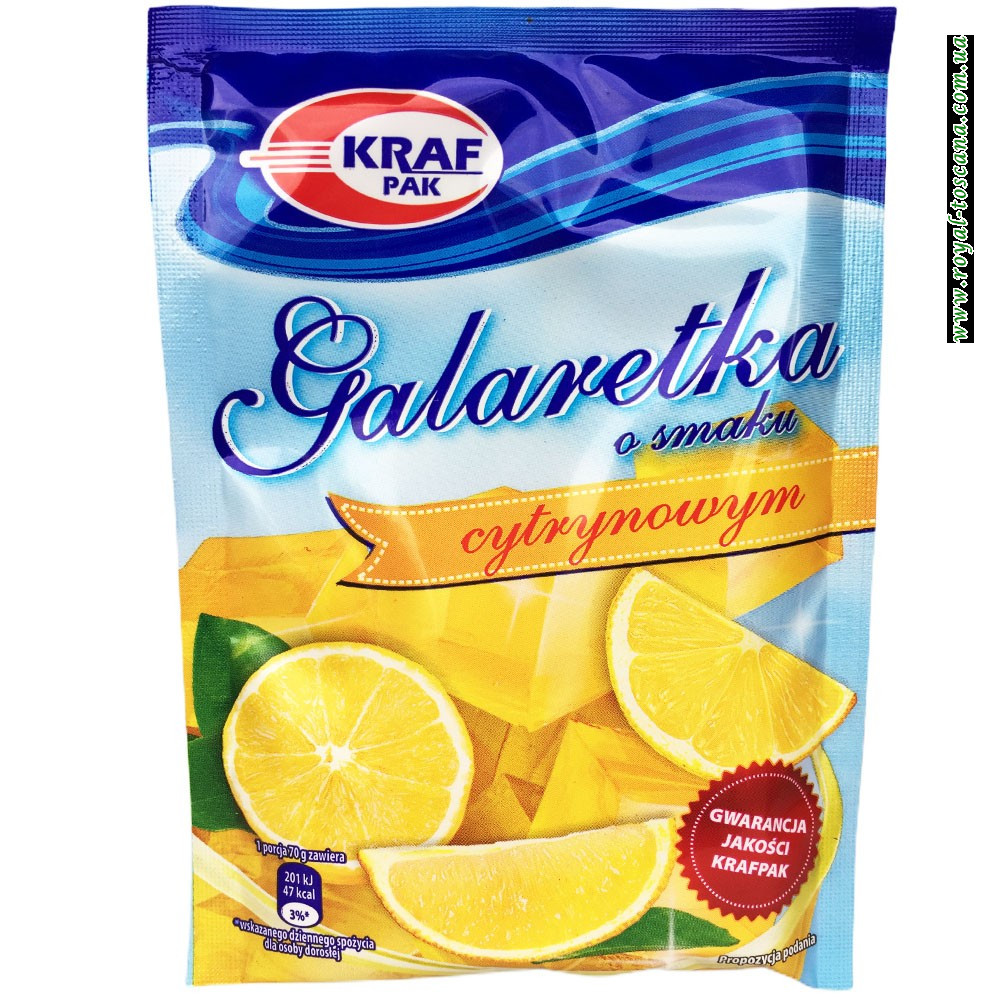 Галяретка Kraf Pak лимонный вкус