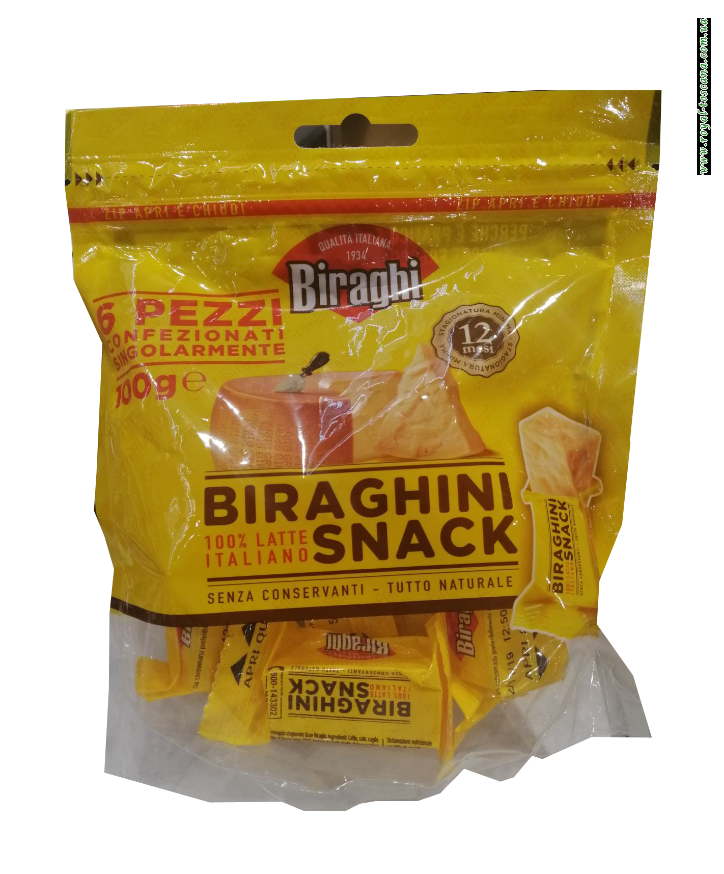 Сыр твердый Biraghini Snack, 200г