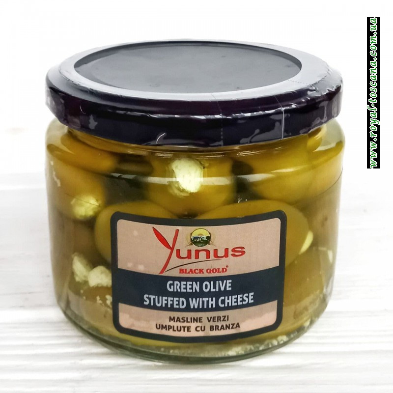 ОЛИВКИ ФАРШИРОВАННЫЕ СЫРОМ YUNUS
