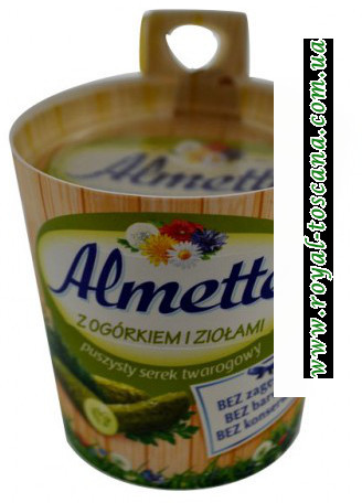 Сыр Almette z Ogorkiem i Ziolami