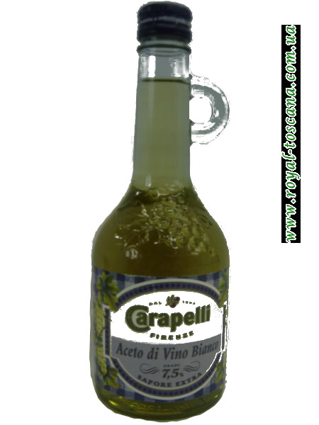 Уксус винный "Carapelli" белый