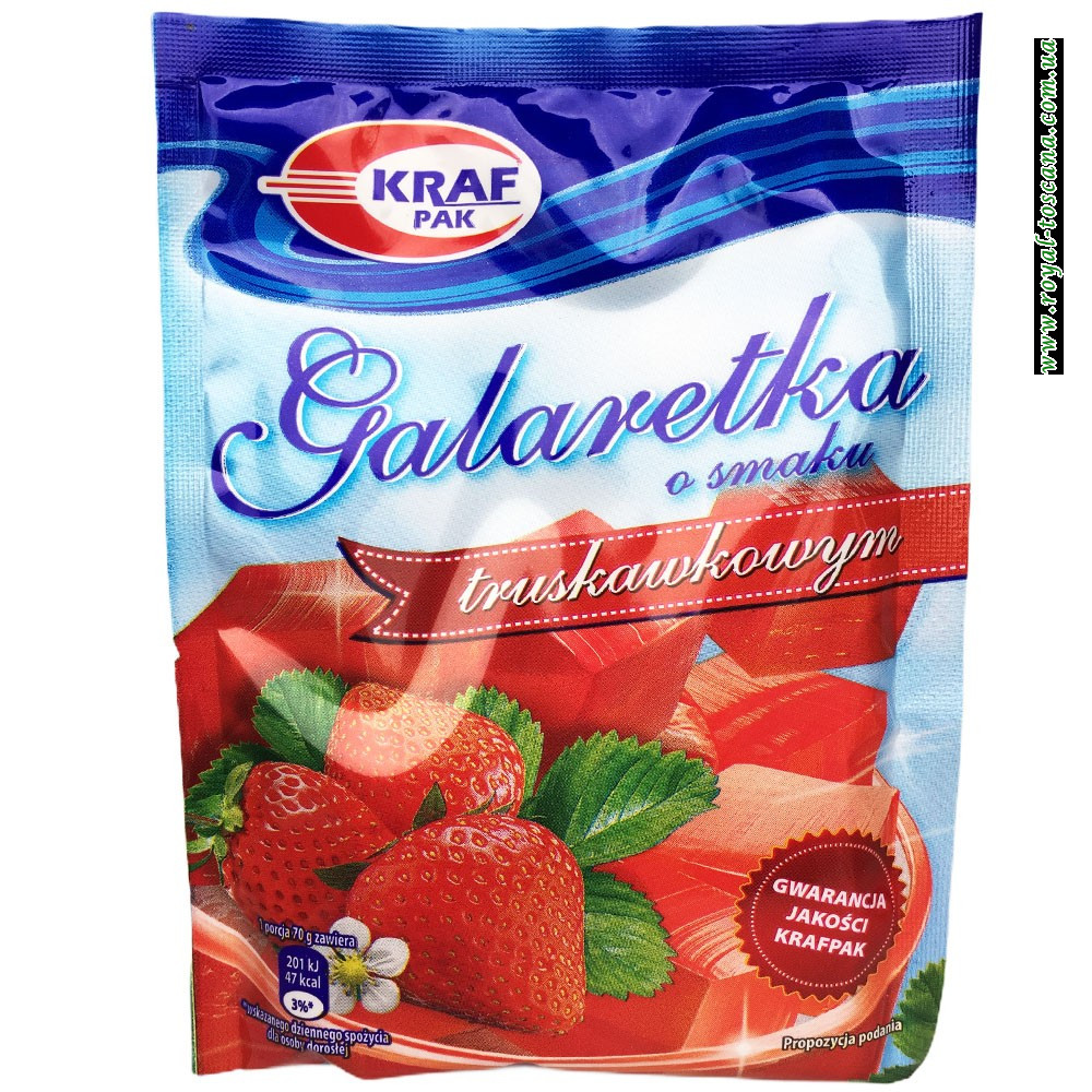  ГАЛЯРЕТКА KRAF PAK ВКУС клубники