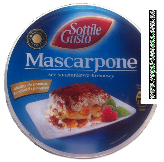 Сыр Mascarpone Sottile Gusto - Lovilio