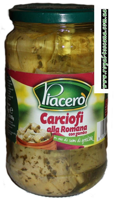 Артишоки Piacero в подсолнечном масле