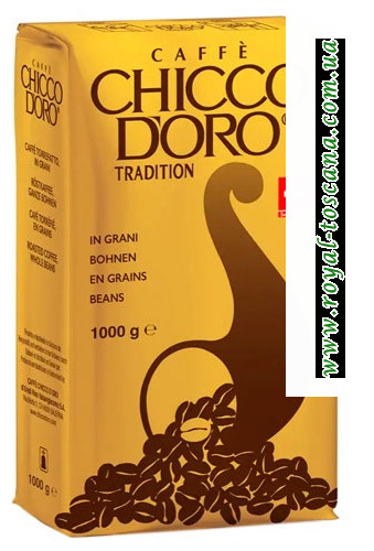 Кава в зернах Caffè Chicco d'oro Tradition 1кг, 