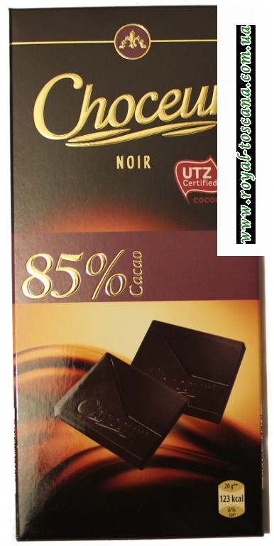 Шоколад Choceur Noir в ассортименте
