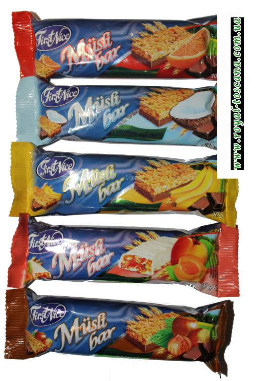 Батончик First Nice Musli Bar в ассортименте