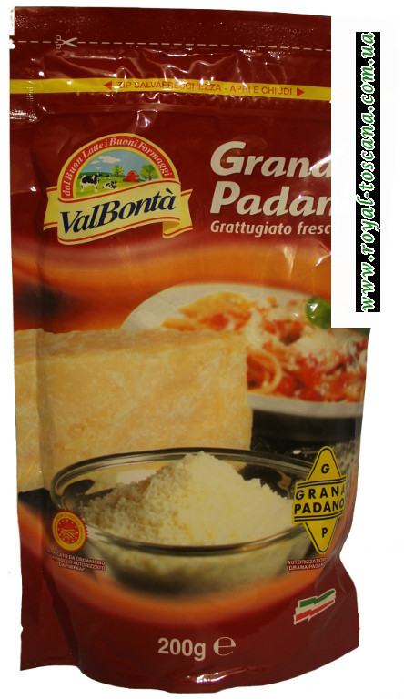 Сыр Grana Padano тертый