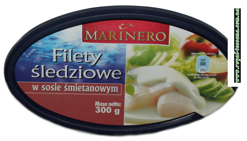 Сельдь в сметанном соусе Marinero