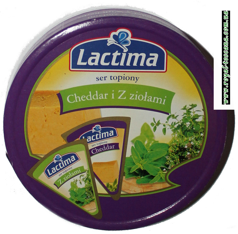 Сыр Lactima Gauda Cheddar i z Ziolami