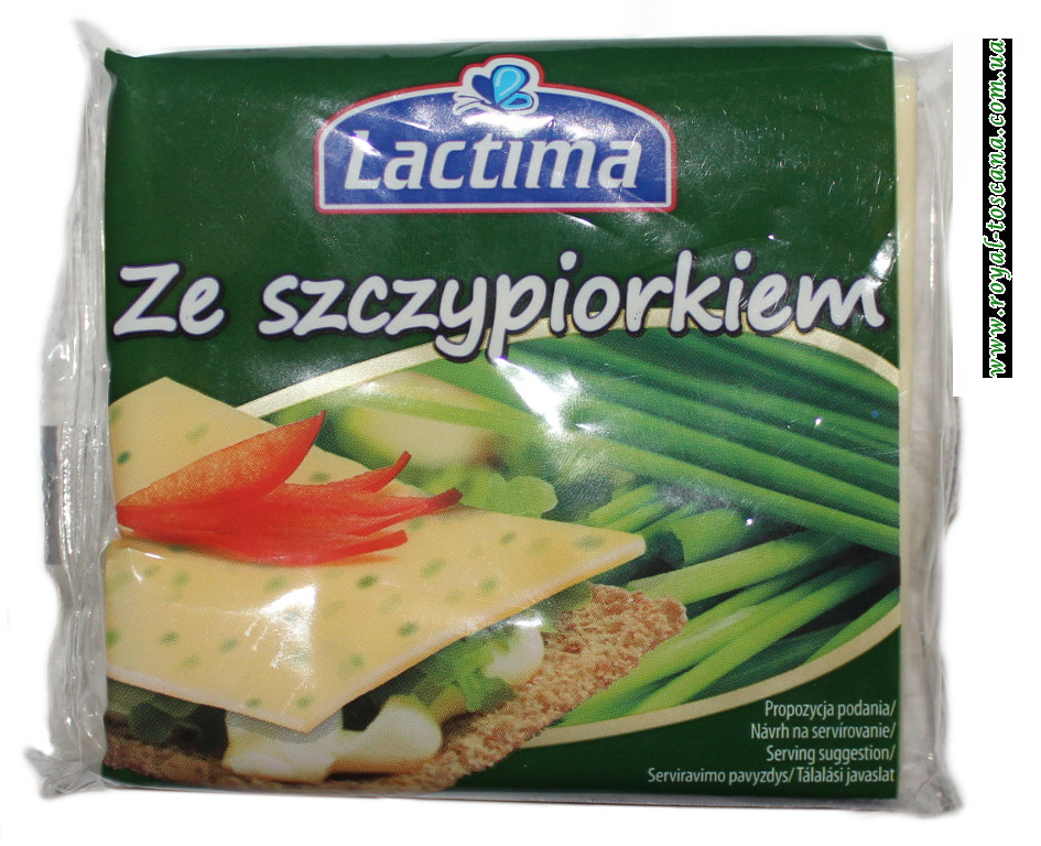Сыр Lactima ze Szczypiorkiem