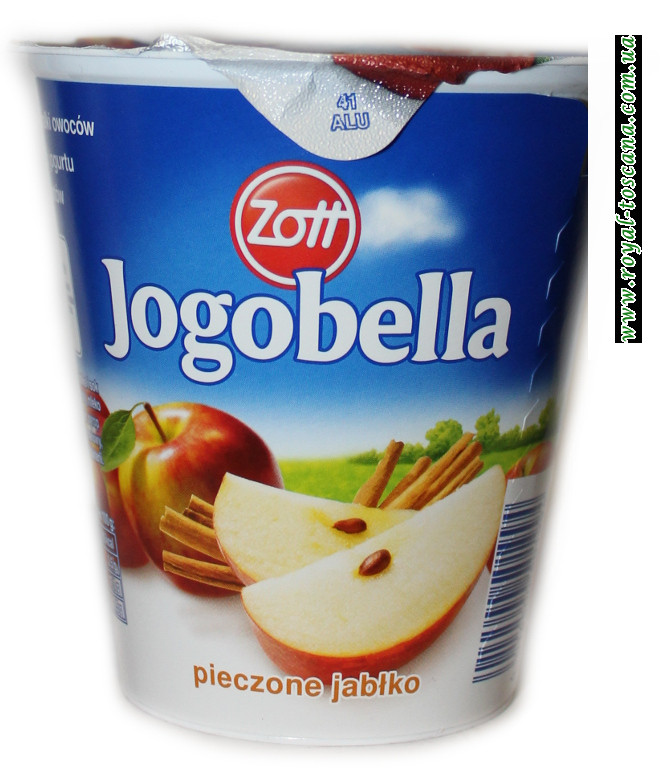 Йогурт яблуко-кориця Zott Jogobella Classic 400 г