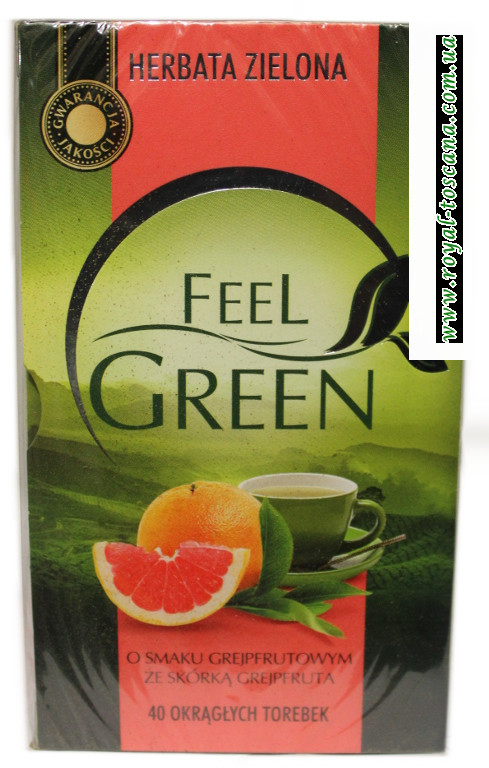 Чай Feel Green o grejpfrutowym