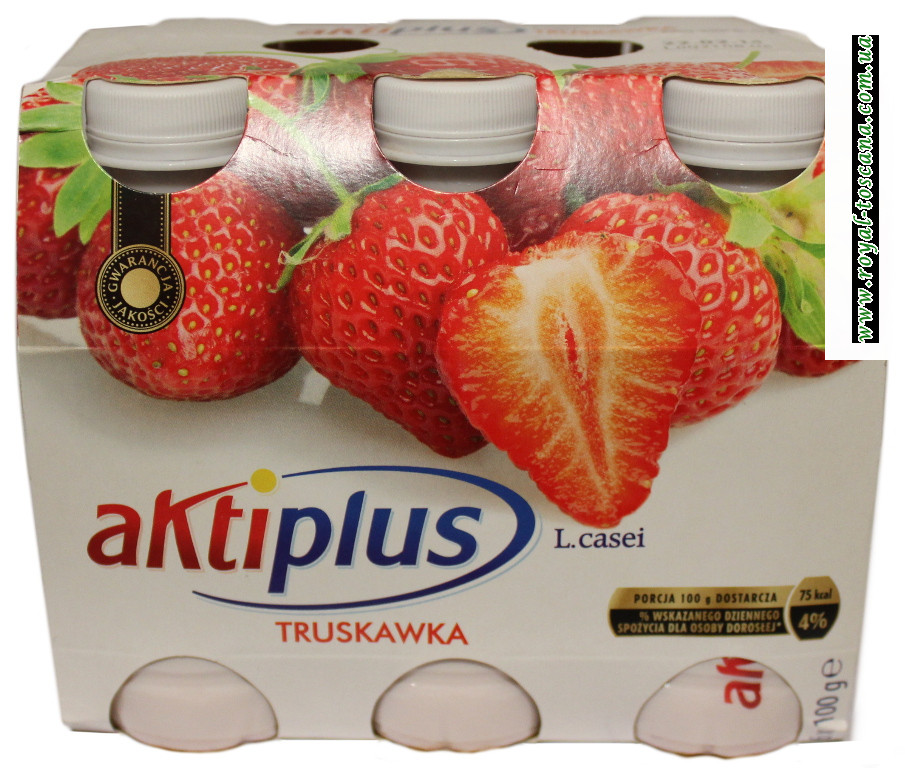 Питьевой йогурт Aktiplus клубника