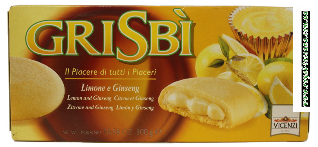 Печенье GriSbi Nocciola с лимоном