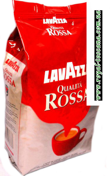 Кофе в зёрнах Lavazza Qualita Rossa арабика 40%