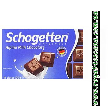ШОКОЛАД SCHOGETTEN  ALPINE MILK 