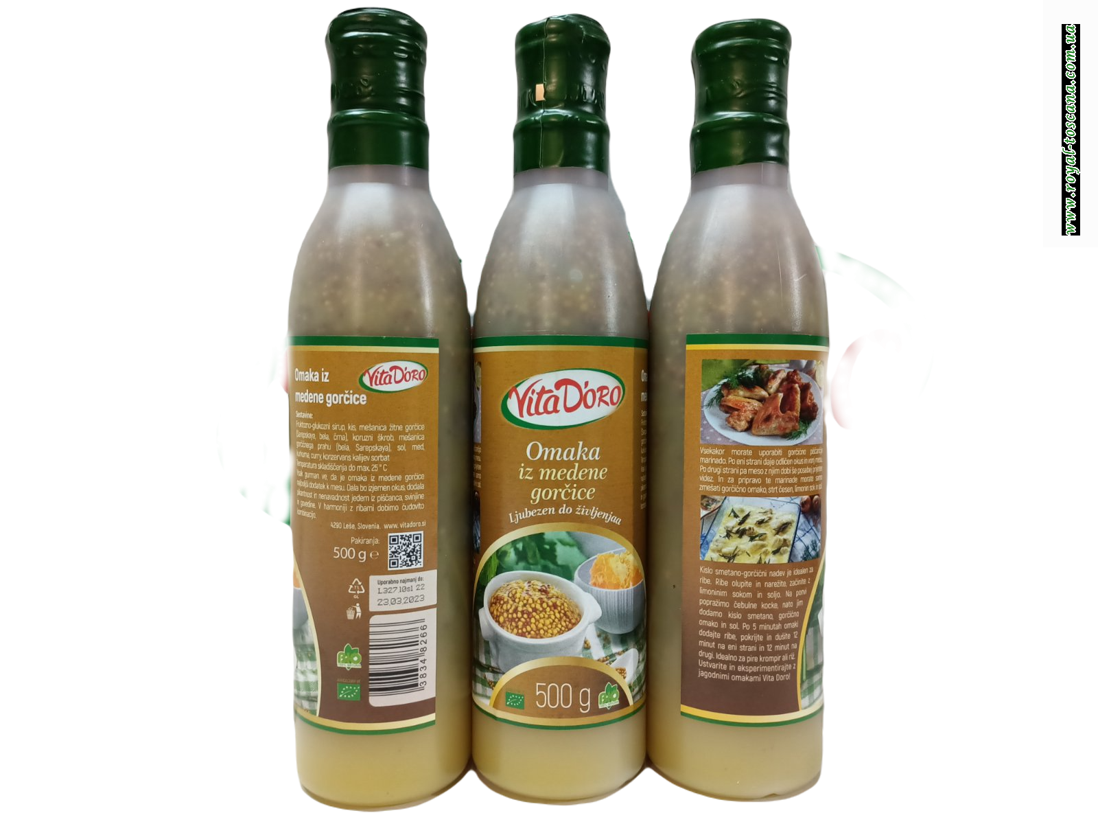 Соус крем с цельной горчицей VitaDoro