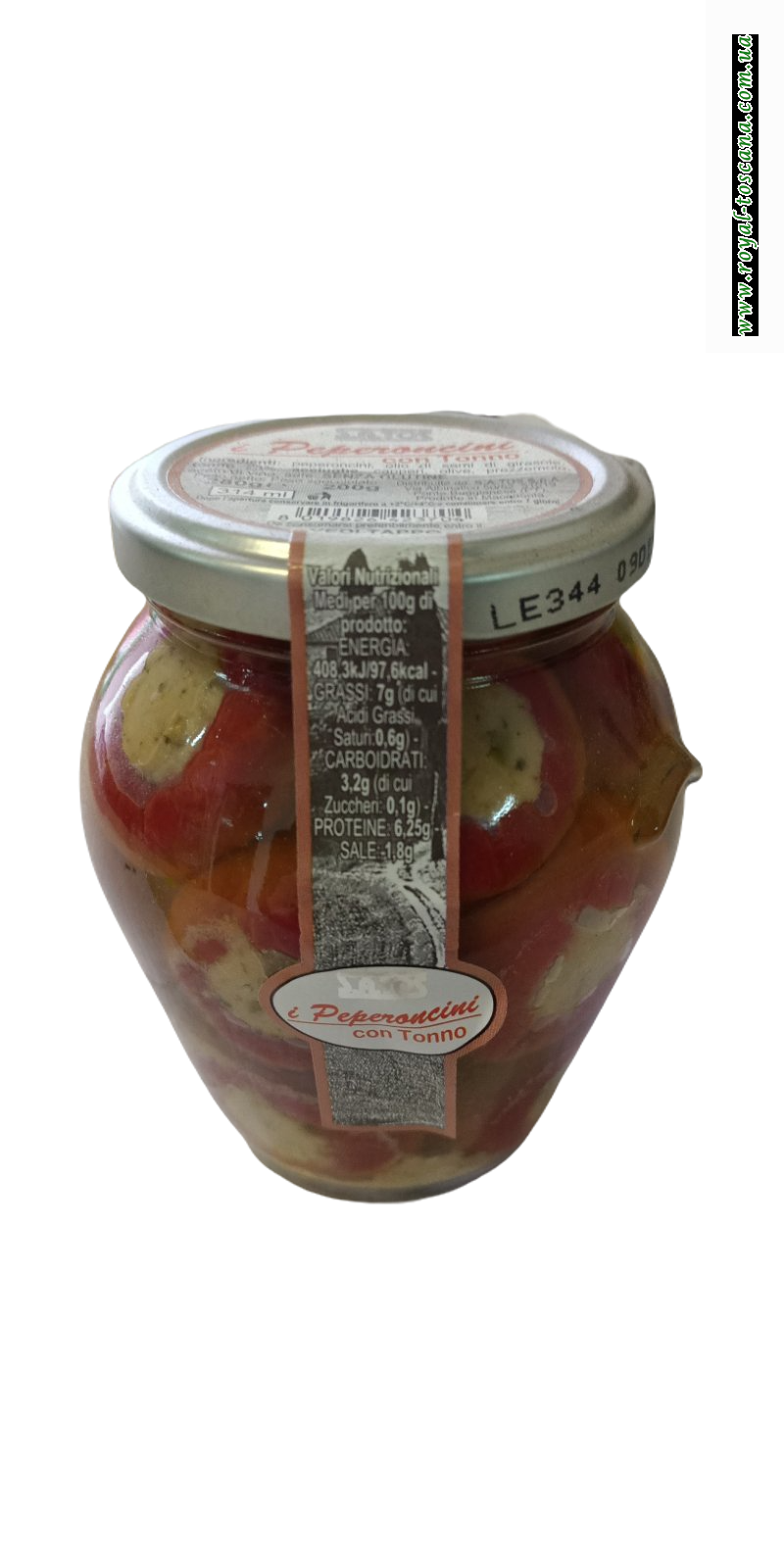 Перчик фаршированый тунцом Peperoncini ripieni con Tonno