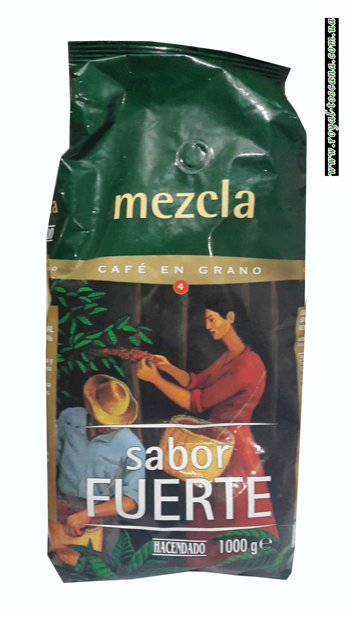 Кофе в зернах Hacendado Sabor Fuerte