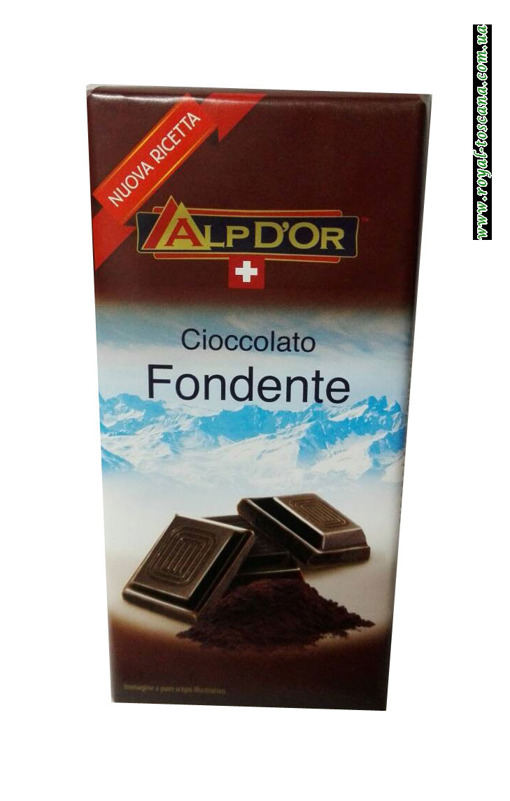 Шоколад черный AlpDor Cioccolato Fondente