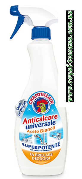 Универсальное чистящее средство от налета, спрей Chante Clair Sgrassatore Anticalcere Aceto Bianco