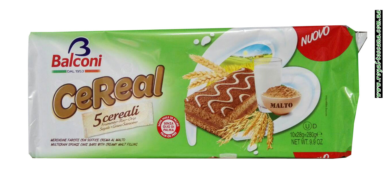 Бисквит шоколадный Balconi CeReal