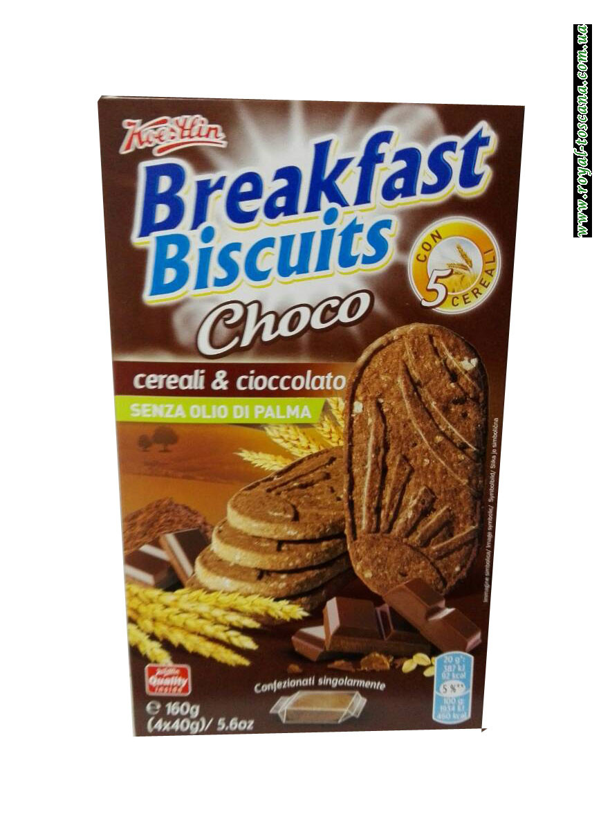 Печенье Breakfast Biscuits Cereali & Choco