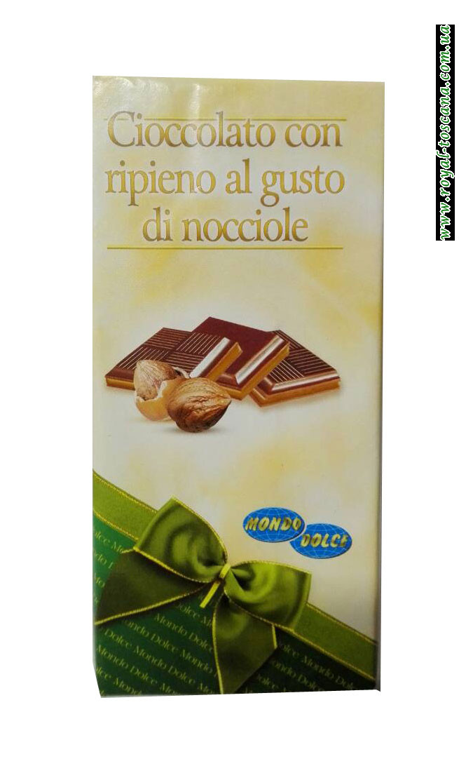 Шоколад Cioccolato con Ripieno al Gusto di Nocciole