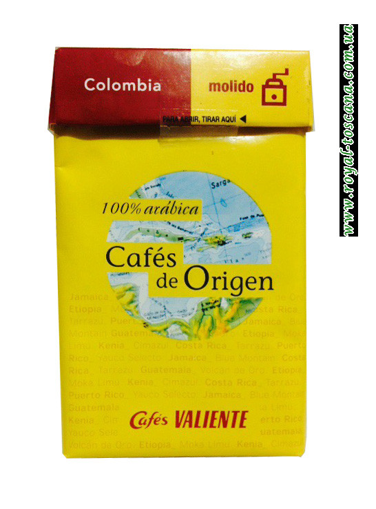 Кофе молотый Cafes Valiente Colombia Cafes de Origen
