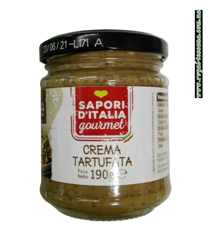 Соус крем с белыми грибами Sapori D'italia Gourmet Crema Tartufata