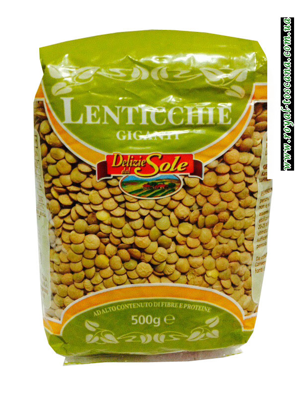 Чечевица гигантская Delizie del Sole Lenticchie Giganti