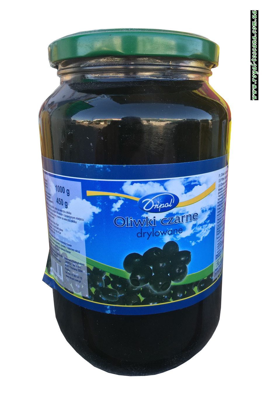 Оливки черные Dripol Oliwki Czarne