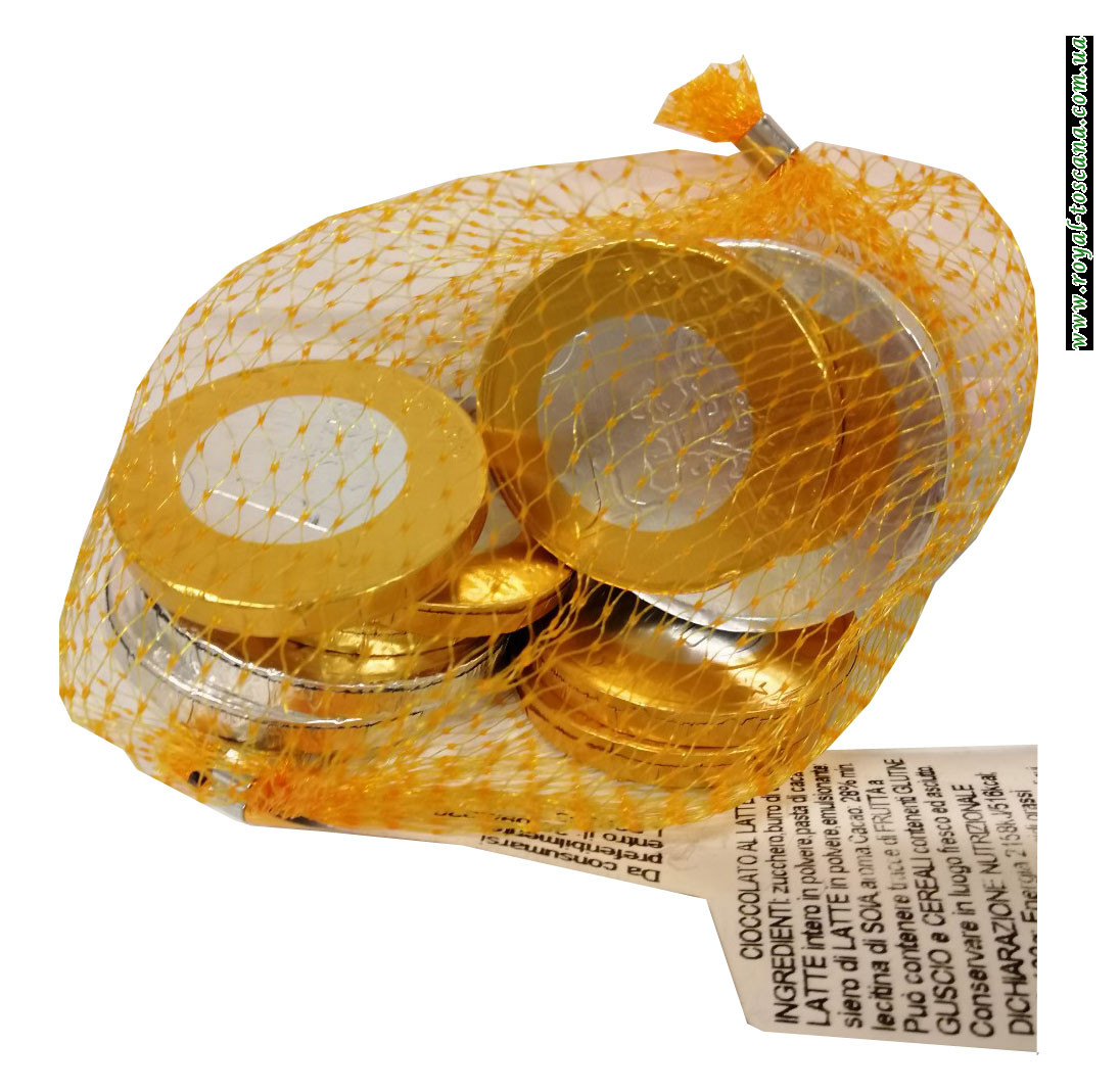 Шоколадные монеты Euro