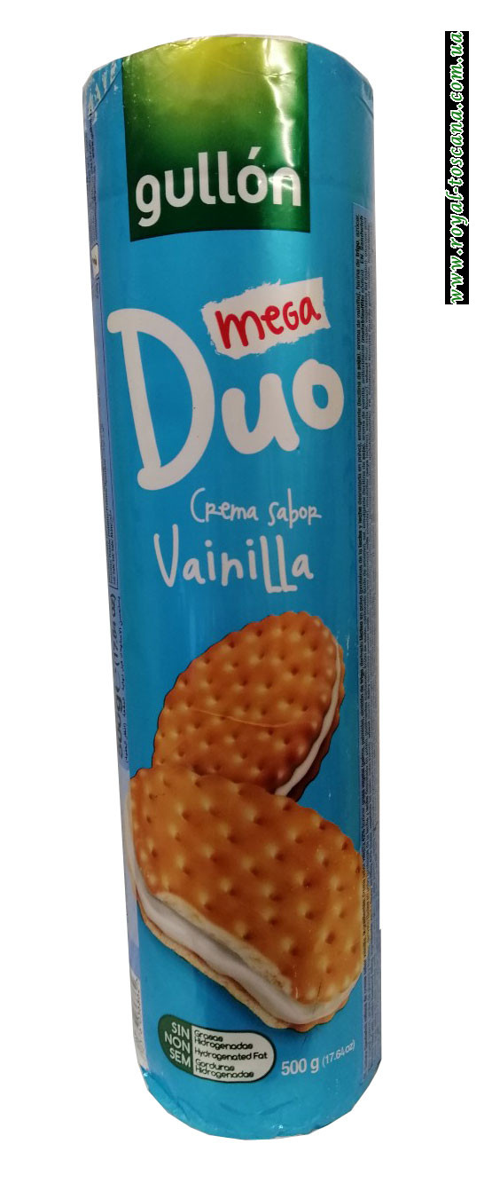 Печенье Gullon Mega Duo Vanilla