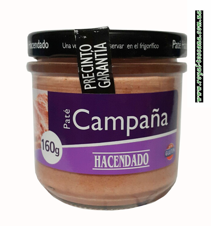 Паштет из свинины Hacendado Pate de Campana
