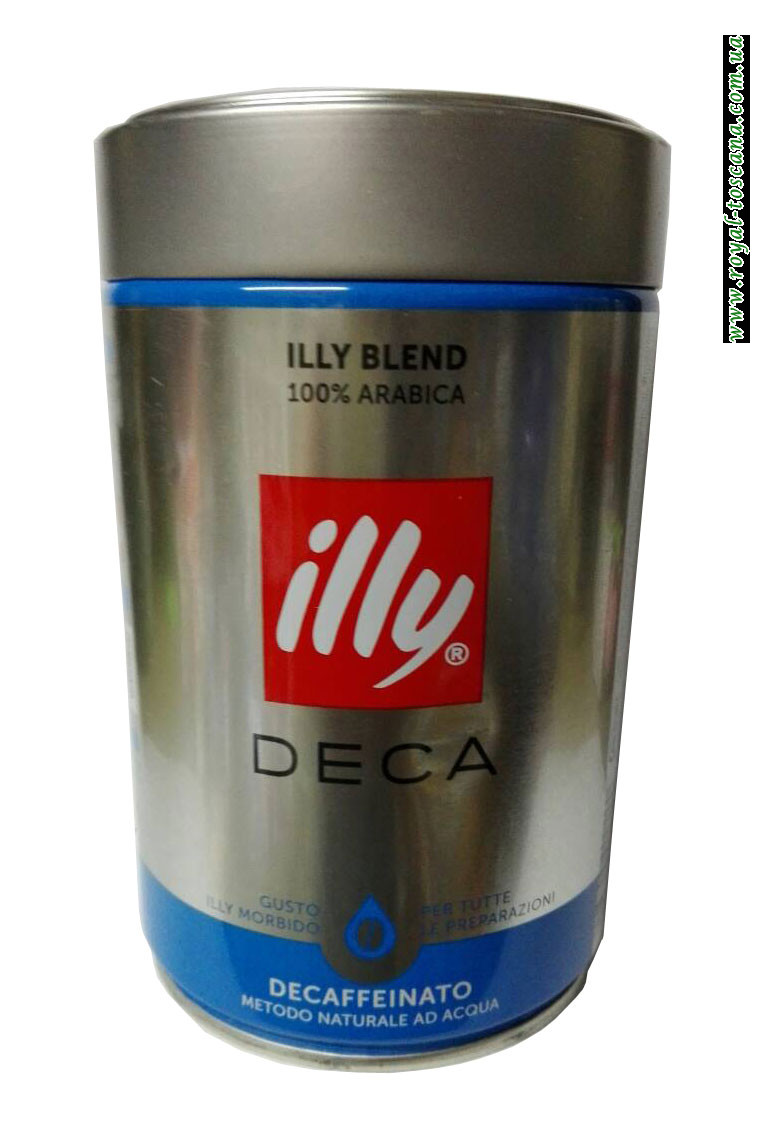Кофе без кофеина Illy Deca Decaffeintato