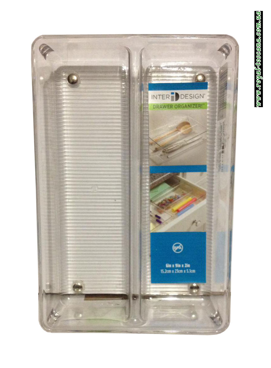 Органайзер для выдвижных ящиков Inter Design Drawer Organizer (двойной вертикальный)