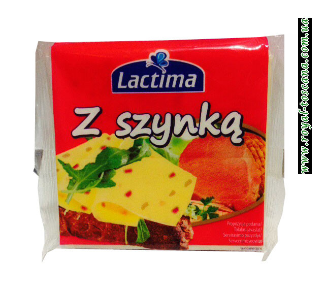 Сыр порционный Lactima z Szynka