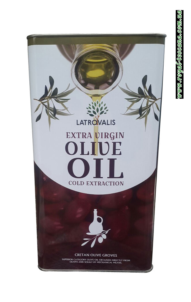Оливковое масло Latrovalis Extra Virgin Olive Oil Cold Extraсtion. Оптом.